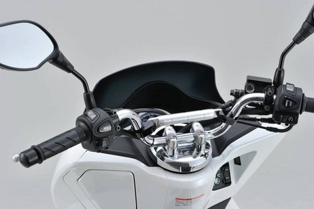 Wspornik kierownicy ze stopu aluminium 150mm  srebrny