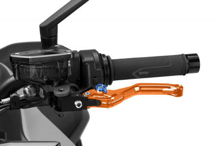 Regulowana dźwignia sprzęgła PUIG 4.0 EVO (superkrótka, wymaga adaptera) Pomarańczowy (T) 4230TT