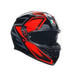 KASK MOTOCYKLOWY AGV K3 COMPOUND CZARNO/CZERWONY