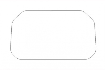 Osłona wyświetlacza do Honda CB750 Hornet / XL750 Transalp Przezroczysty (W) 21499W