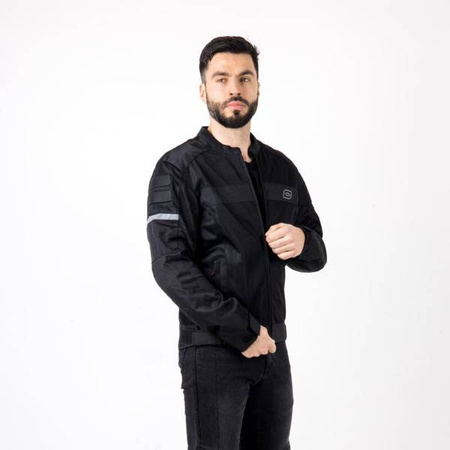 KURTKA TEKSTYLNA OZONE DART BLACK (PLUS SIZE)