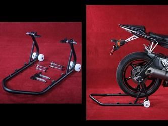 Podnośnik motocyklowy tylny GRIP kolor czarny