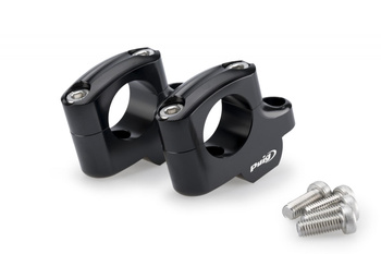 Podwyższenie kierownicy PUIG do BMW R1250GS (z przesunięciem) Czarny (N) 21801N