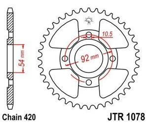ZĘBATKA NAPĘDOWA JT TYŁ (420)