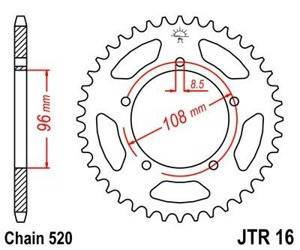 ZĘBATKA NAPĘDOWA JT TYŁ (520)