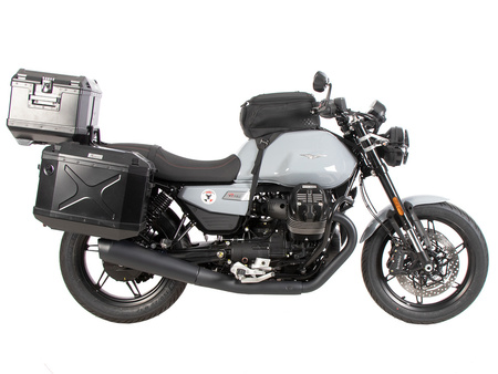 Tube rear rack black for Moto Guzzi V7 Stone (2025-)