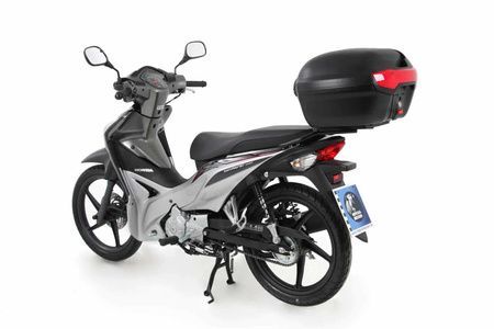 Topcase - Set Journey 40 black incl. carrier for Honda Wave 110 i