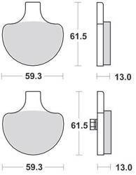 KLOCKI HAMULCOWE SBS 579 H.HS