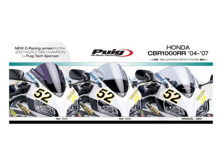 SZYBA SPORTOWA PUIG DO HONDA CBR1000RR 04-07