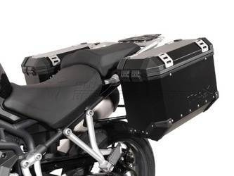 STELAŻ QUICK-LOCK NA KUFRY SW-MOTECH BLACK. TRIUMPH TIGER 1200 (12-)