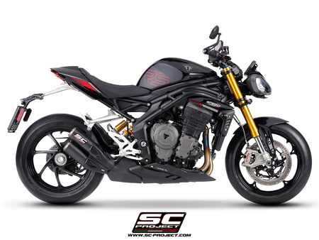SC-Project tłumik końcowy Twin CR-T carbon Triumph SPEED TRIPLE 1200 RS 2025+ Euro5+