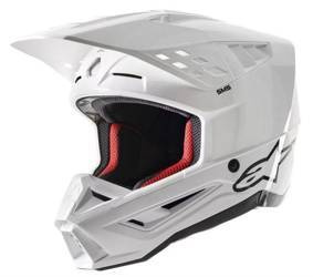 Kask cross/enduro ALPINESTARS MX S-M5 SOLID kolor biały