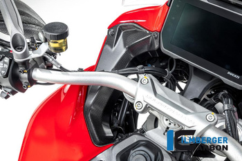 Osłona przy zegarach lewa matowa Ducati Multistrada V4 / V4S (od 2020) ILMBERGER CAL.105.M421M.K