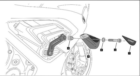 CRASH PADY PUIG DO BMW S1000RR 19-20 (WERSJA PRO)