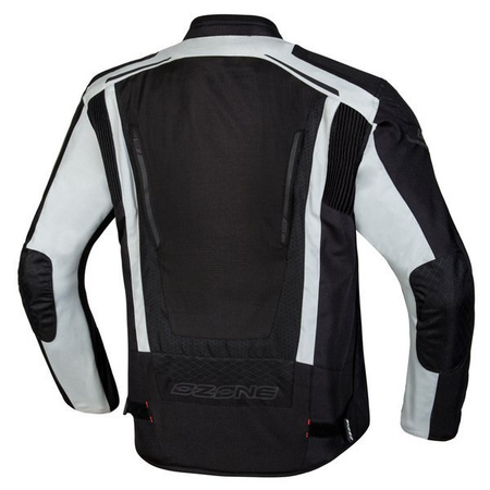 Motocyklowa Kurtka Tekstylna Ozone Edge Ii Black/Grey