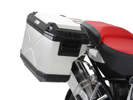 Sidecarrier Cutout stainless steel incl. Xplorer sideboxes silver for BMW R1250GS Adventure (2019-2024)