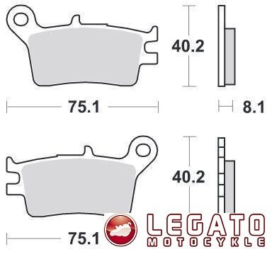 KLOCKI HAMULCOWE SBS 629 RSI
