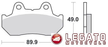 KLOCKI HAMULCOWE SBS 542 RQ