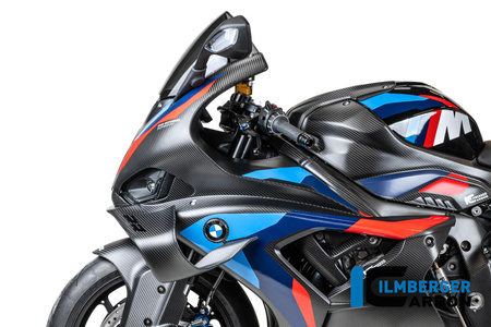 Osłona boczna lewa na zbiornik paliwa z wkładką boczną - BMW M 1000 RR Strasse od 2025 ILMBERGER MM.SDL.012.S119S