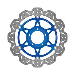 EBC Tarcza hamulcowa motocyklowa VR843BLU VEE, niebieska