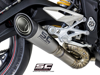 Tłumik końcowy SC Project S1 Triumph Street Triple 765 2017-2019