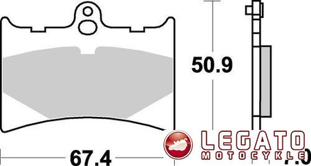KLOCKI HAMULCOWE SBS 601 HF