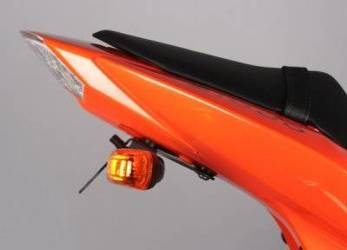 MOCOWANIE TABLICY REJESTRACYJNEJ RG RACING KAWASAKI Z1000 07 & Z 750 07 BLACK