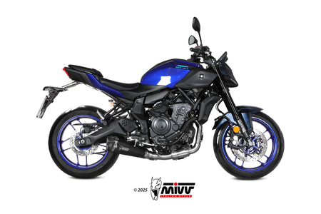 Mivv Układ wydechowy DELTA RACE BLACK stal nierdzewna YAMAHA MT-07 / FZ-07 2025