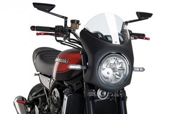 Owiewka PUIG Retrofairing do Kawasaki Z900RS 2018-2025 (czarna) Przezroczysty (W) 9595W