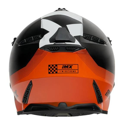 KASK IMX FMX-02 BLACK/ORANGE/WHITE GLOSS
