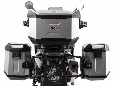 Alurack top case carrier black for combination with original rear rack for Husqvarna Norden 901 / Expedition (2022-)