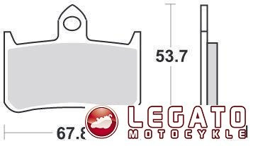 KLOCKI HAMULCOWE SBS 622 DC