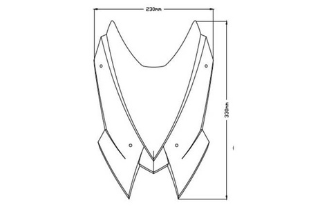 Owiewka PUIG do Kawasaki Z900 2020-2024 (Sport)