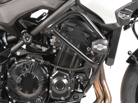 Engine protection bar black incl. protection pads for Kawasaki Z 900 / SE (2025-)