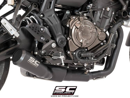 SC-Project układ wydechowy Conic 70s Matt Black Yamaha TRACER 700 (2016 – 2020)