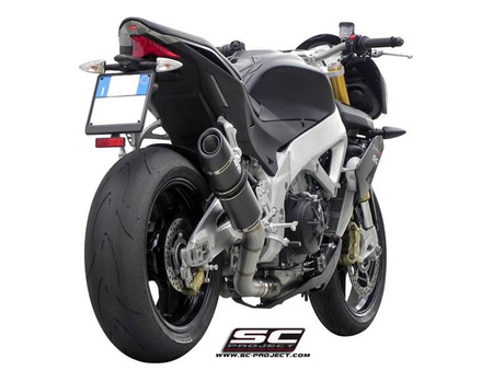 SC-Project tłumik końcowy  końcowy  Oval Aprilia Tuono V4 2011-2014