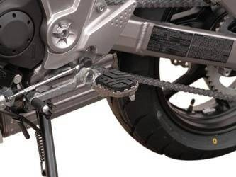 PODNÓŻKI STALOWE ZESTAW SREBRNE SW-MOTECH