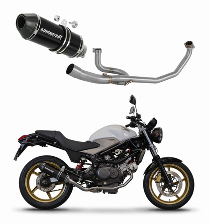 Dominator układ wydechowy HP3 Black Honda VTR 250 2009 - 2015