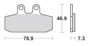 KLOCKI HAMULCOWE SBS 108 CT