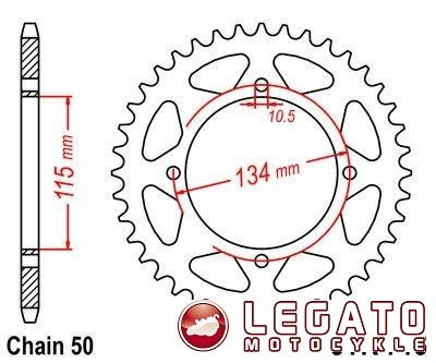 ZĘBATKA NAPĘDOWA JT TYŁ