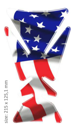 ONEDESIGN tankpad Engineering Usa flag