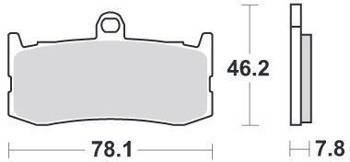 KLOCKI HAMULCOWE SBS 864 DC