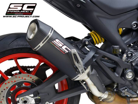 SC-Project tłumik końcowy SC1-S carbon Ducati Monster 937 (2021-2024)
