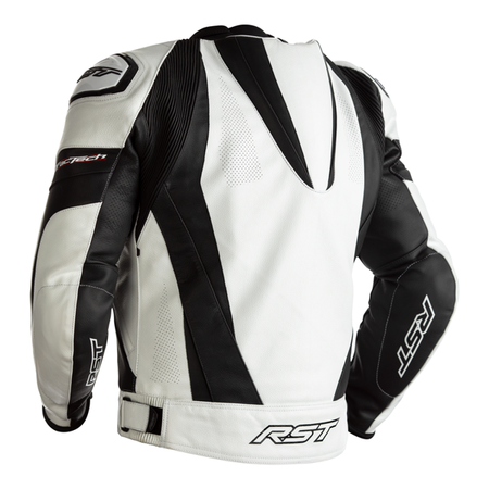 Motocyklowa Kurtka Skórzana RST Tractech Evo 4 CE Black/White/Black (2357)