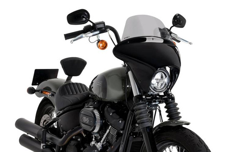 Owiewka PUIG Batwing SML do Harley-Davidson Softail Street Bob FXBB 18-24 (Touring) Lekko przyciemniany (H) 21215H
