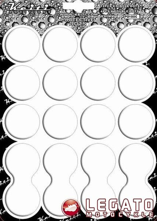 OCHRONNE NAKLEJKI NA ZBIORNIK KEITI CLEAR 16 PACK