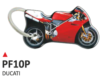 ONEDESIGN Dwustronny wypukły brelok na klucze Ducati