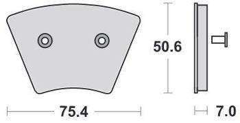 KLOCKI HAMULCOWE SBS 679 H
