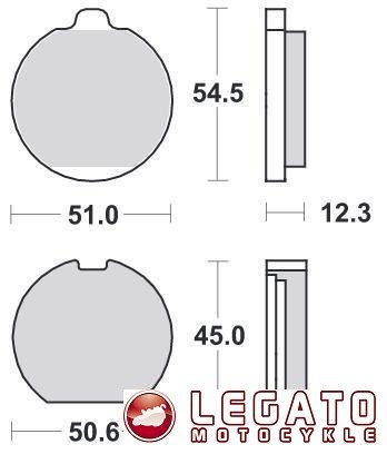 KLOCKI HAMULCOWE SBS 514 HF