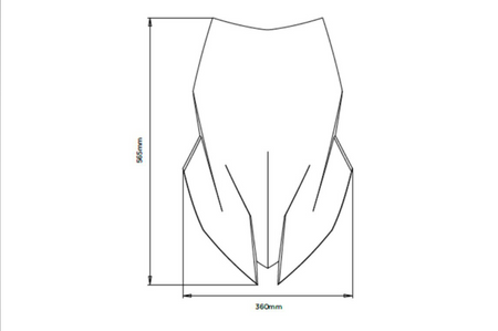 SZYBA SPORTOWA CRF1100L AFRICA TWIN ADV. SPORTS